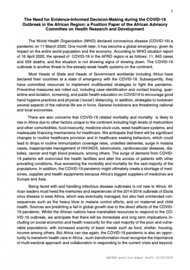 body of essay about covid 19